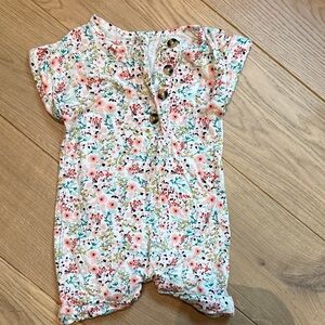 Lou Lou & Company Floral Bodysuit - Pink and Green